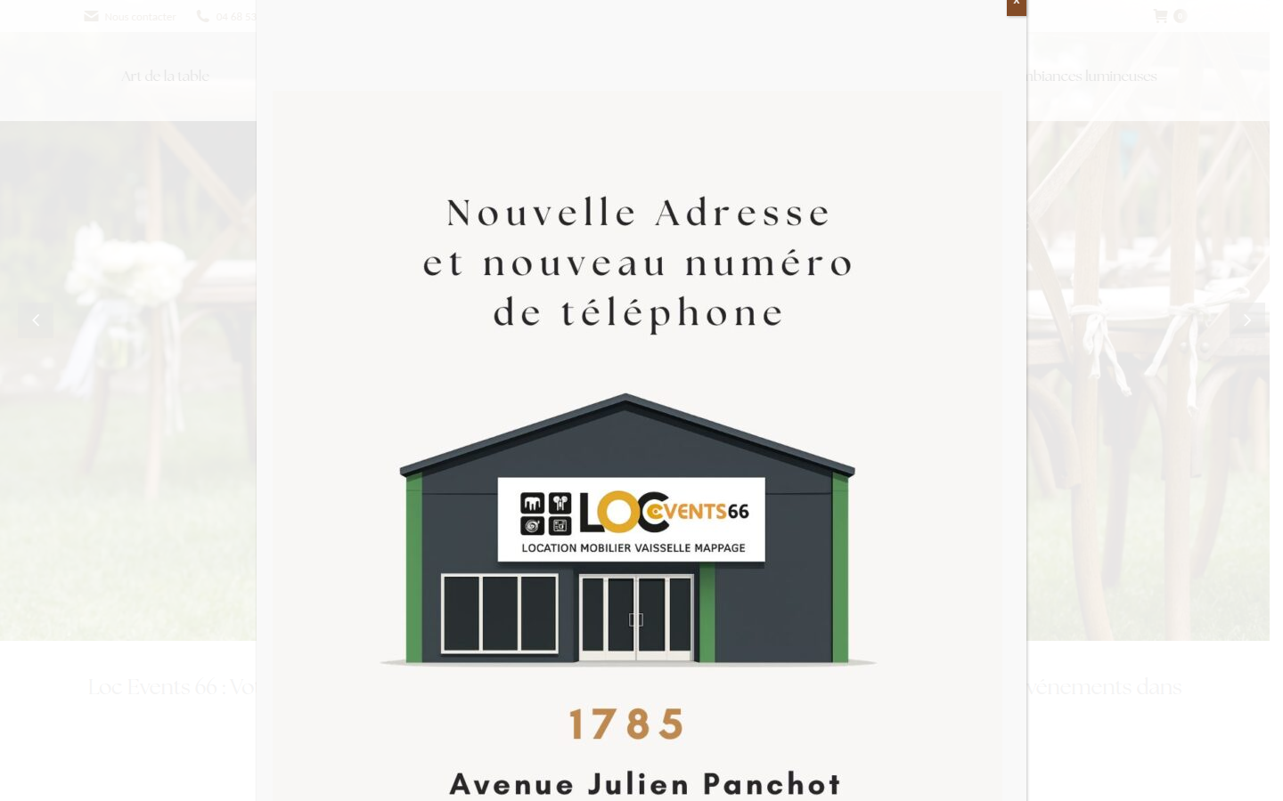 Capture du site officiel de Loc Events 66